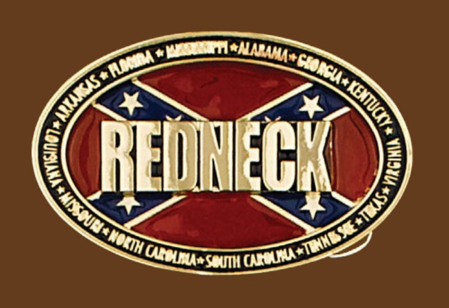redneck belt buckle